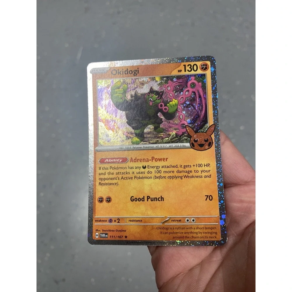 Fart Swirl 🌀 Okidogi 111/167 Cosmos  Holo Rare Pokemon Cards TCG 🌀✨️